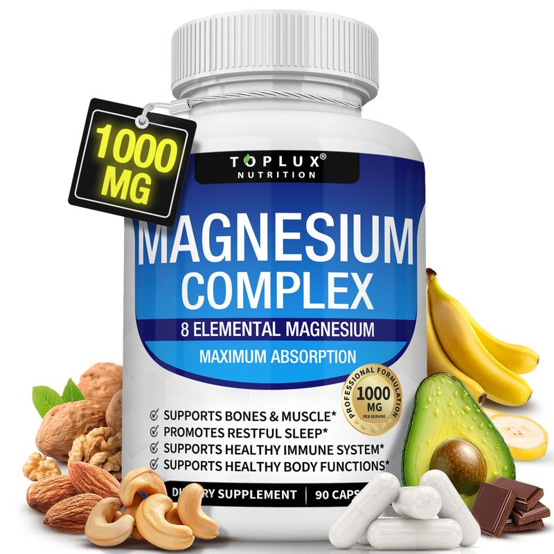 ✨ Magnesium Complex – 8 Tipos de Magnesio