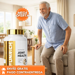 ALIVIO RÁPIDO DEL DOLOR ARTICULAR – Fórmula 4 en 1 (Glucosamina + MSM + Cúrcuma) | FUNRICH: Muévete Sin Dolor