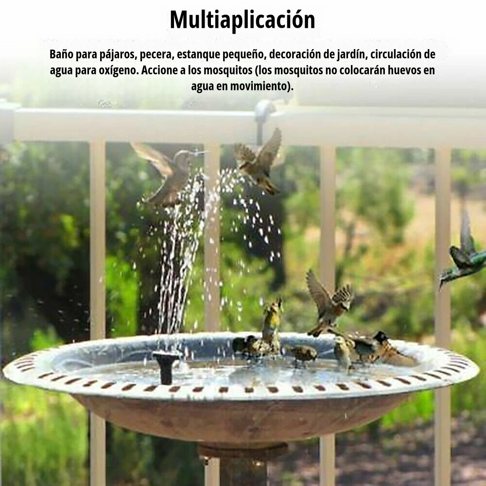 Fuente Solar para jardín 🌞