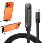 ⚡ Carga Súper Rápida + Soporte Integrado en un Solo Cable