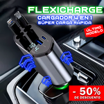 CARGADOR 4 EN 1 PARA AUTO - 120 WATTS