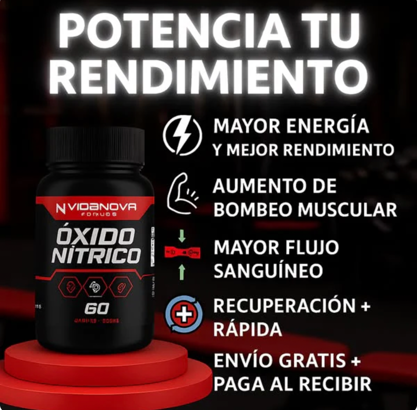 OXIDO NÍTRICO BOOSTER - 🔥¡ÚLTIMAS UNIDADES! 🔥