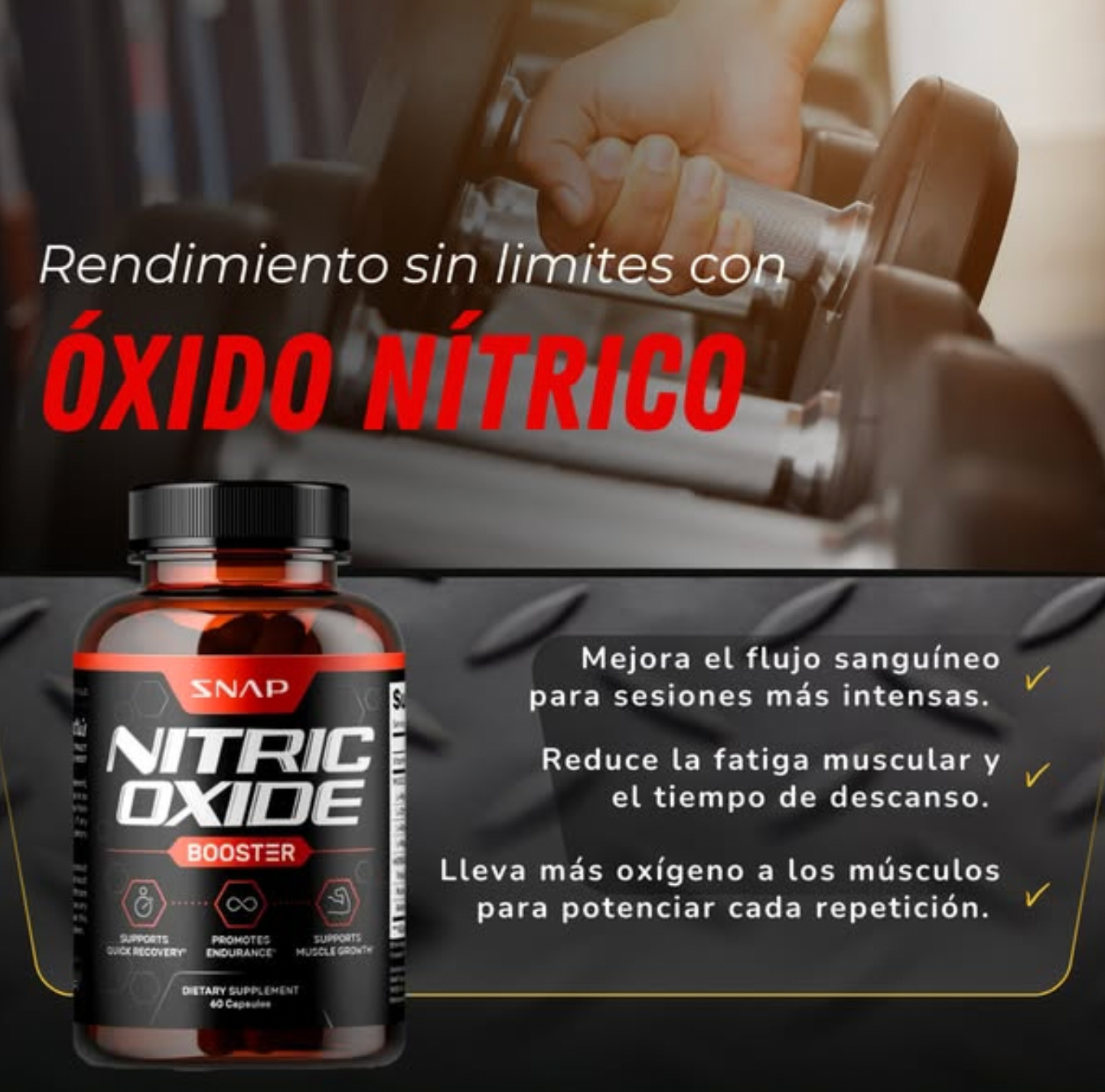 OXIDO NÍTRICO BOOSTER - 🔥¡ÚLTIMAS UNIDADES! 🔥