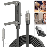 ⚡ Carga Súper Rápida + Soporte Integrado en un Solo Cable
