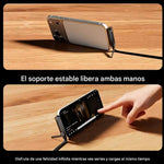 ⚡ Carga Súper Rápida + Soporte Integrado en un Solo Cable