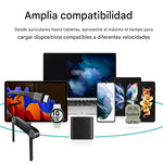 ⚡ Carga Súper Rápida + Soporte Integrado en un Solo Cable